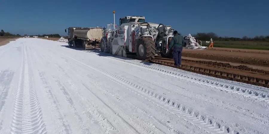 Illustrative image of Lime and cement stabilization in Gatineau