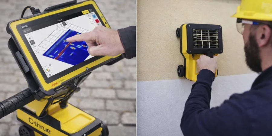 Illustrative image of GPR (Ground Penetrating Radar) survey in Gatineau